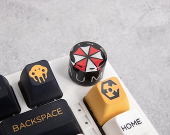 Resident Evil-inspired Umbrella Resin Keycap |S.T.A.R.S Raccoon Police| Keyboard Knob