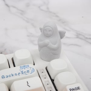 Pomello per tastiera ispirato alla dea Hylia, copritasto artigianale, pomello per tastiera da gioco in gesso fatto a mano