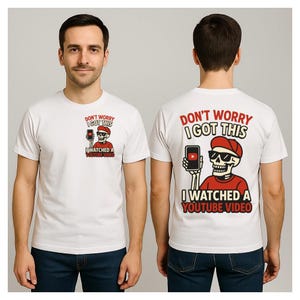 Pai engraçado PNG do YouTube, Não se preocupe, eu entendi, eu assisti a um vídeo do YouTube, Clipart de esqueleto de pai engraçado PNG, Imposto de pai, Download PNG do Dia dos Pais
