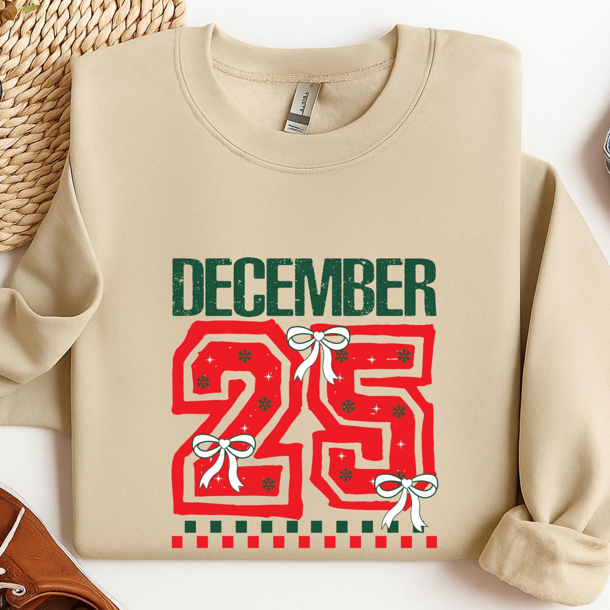 Distressed December 25 Svg Png Clipart Bundle, 25 December Png Design ...