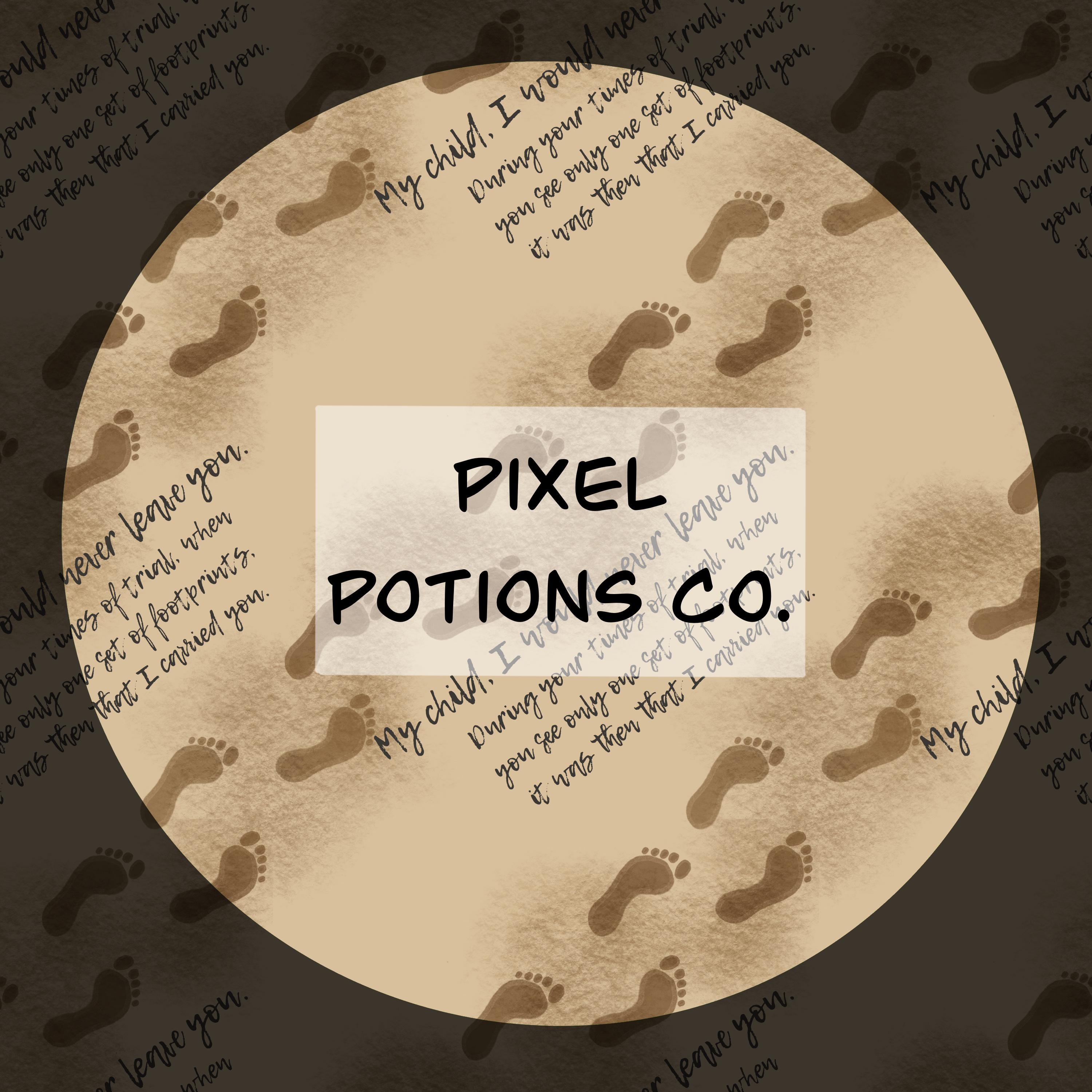 Footprints in the Sand Seamless Patterns 300 DPI PNG Instant Download Digital Papers Vinyl Fabric Surface Design Religious Christian Bible