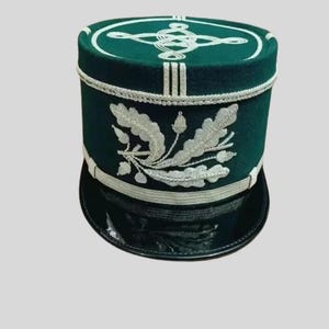 French Military Generals Visor Hat – Handmade Kepi Cap for Officers, Reenactments & Costumes – All Sizes Available