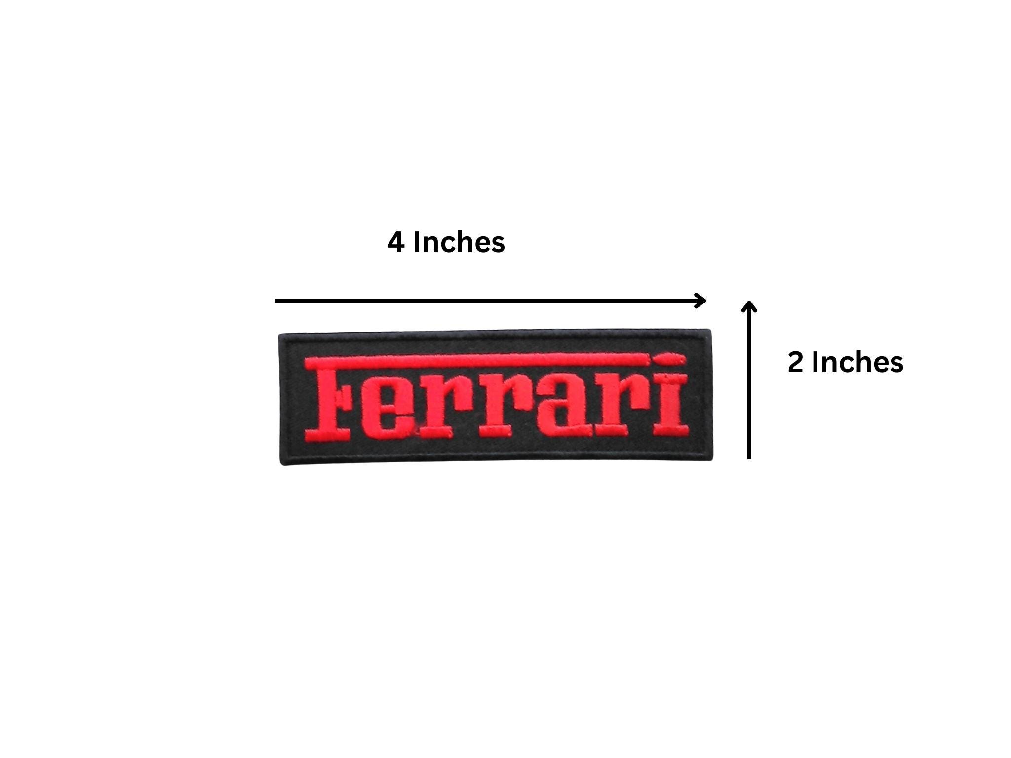 Racing Car Embroidered Patch Set: 4