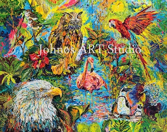 Thanksgiving Art, Turkey Wall Art, Wild Bird Art, Hunting Wall Art