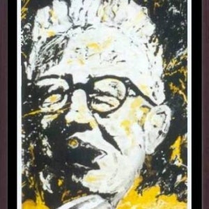 Pittsburgh Steelers, Steelers wall art, The Chief, Art Rooney Print by Pittsburgh Artist Johno Prascak image 4