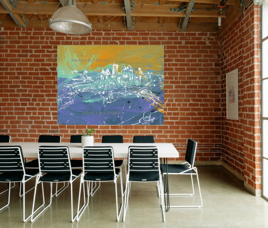 Corporate Office Wall Art, Modern Wall Art, Modern Pittsburgh Art