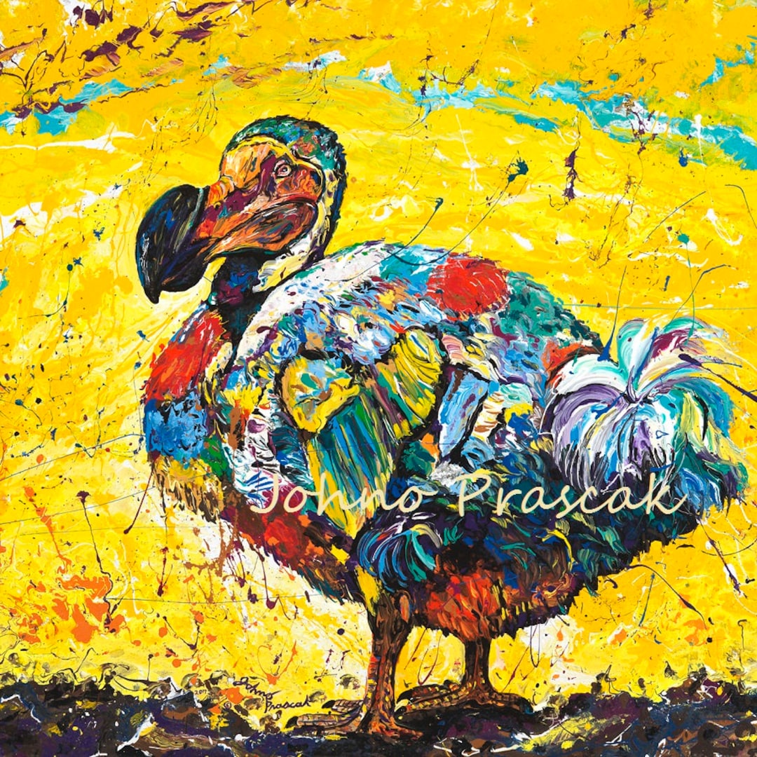 DO ART（ドゥー・アート） Dodo Bird, Dodo Bird Art, Wildlife Wall Art, Bird Art, Bird Print