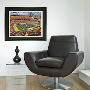 Heinz Field, Pittsburgh Steelers Football , Heinz Field Print, sports art, Johno Prascak, man cave wall art, Sports art, Heinz Field art