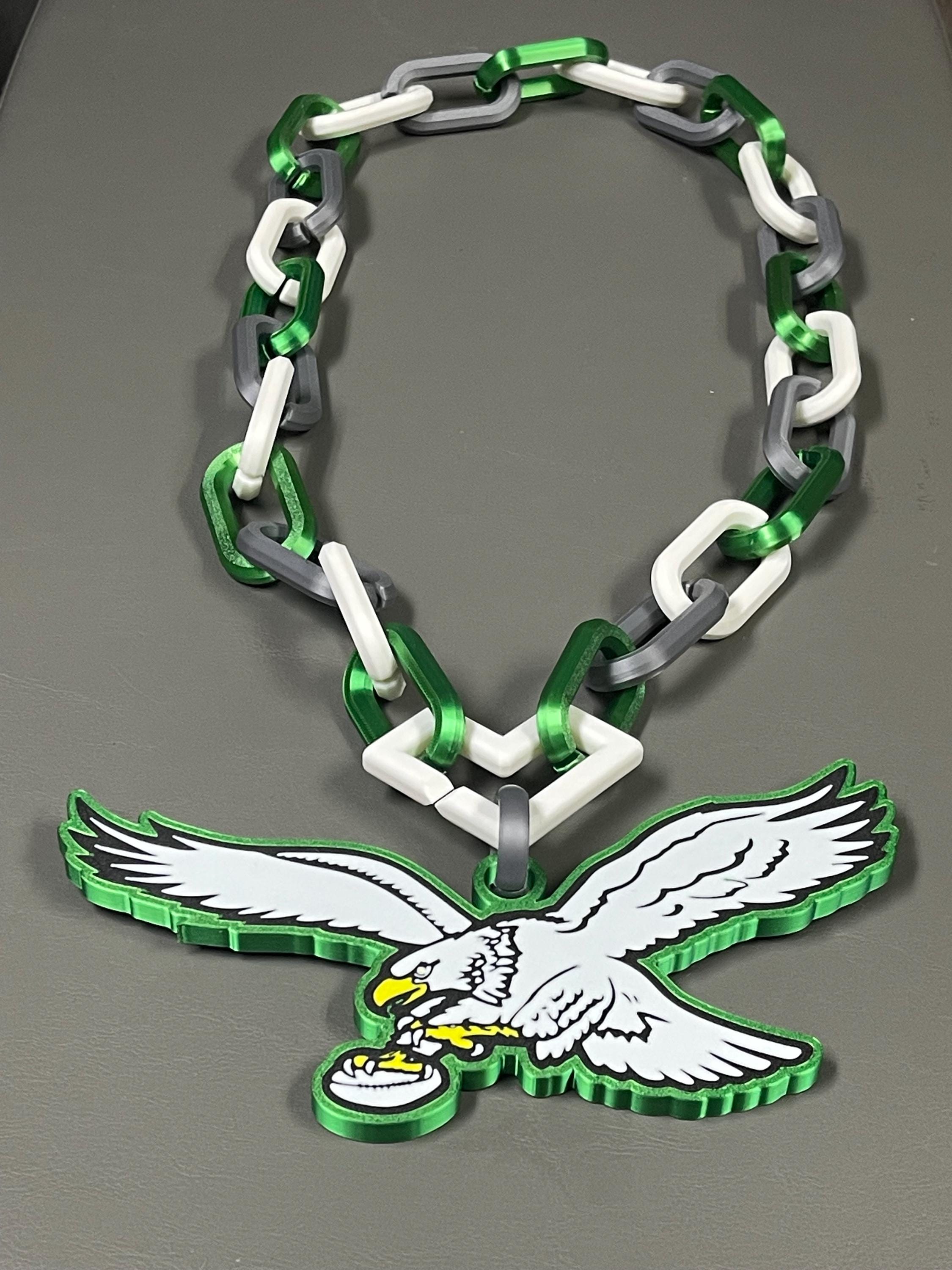 Philadelphia Football 4 Color Rally Chain Necklace - Etsy