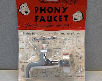 1957 Vintage H. Fishlove & Co. Novelty Phony Faucet Novelty Gag SEALED