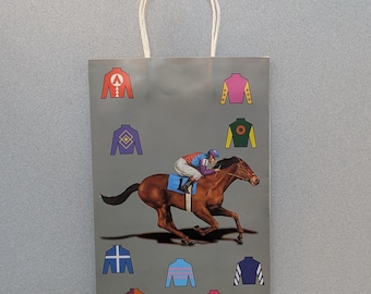 Horse Racing Derby Themed Gift Bag
