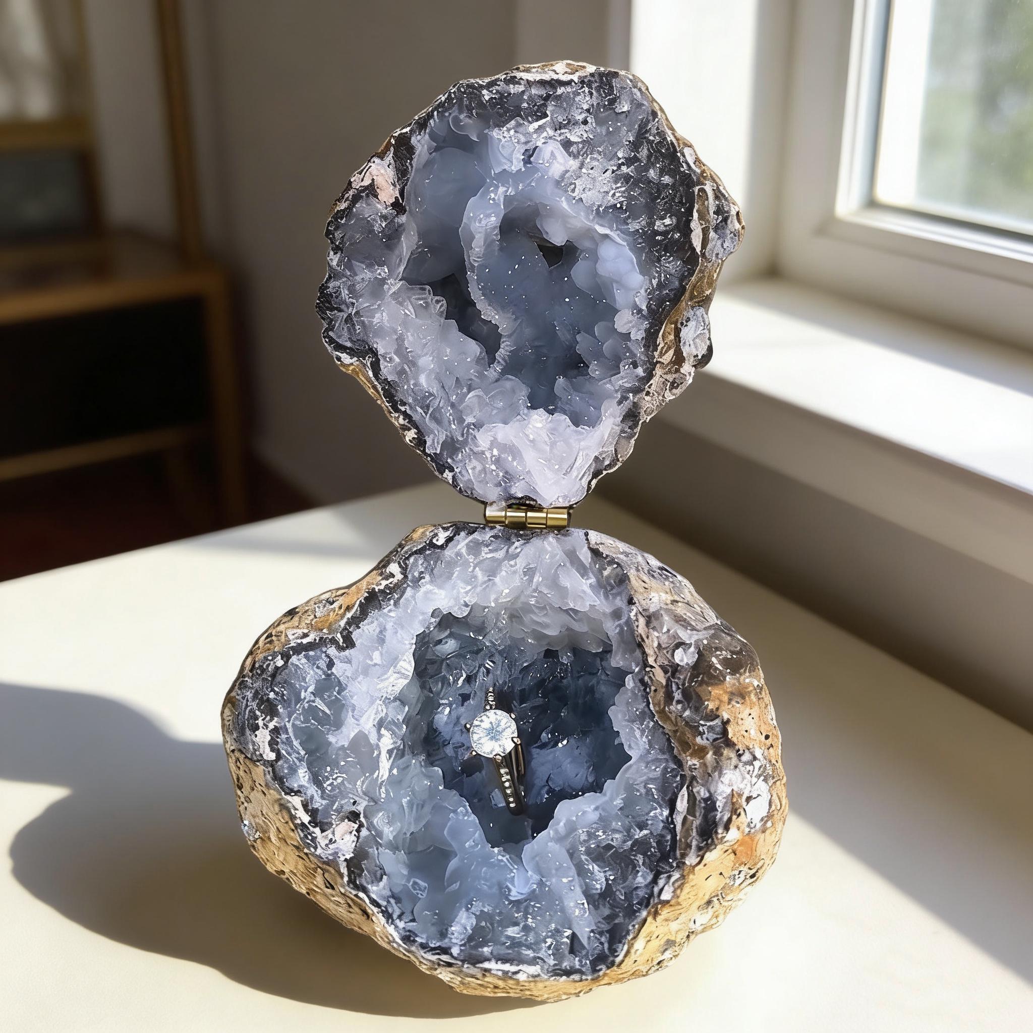 Geode ring box - Etsy 日本