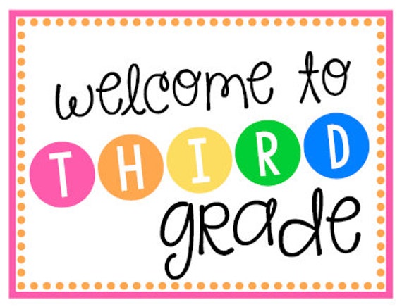 3rd Grade / Welcome Page