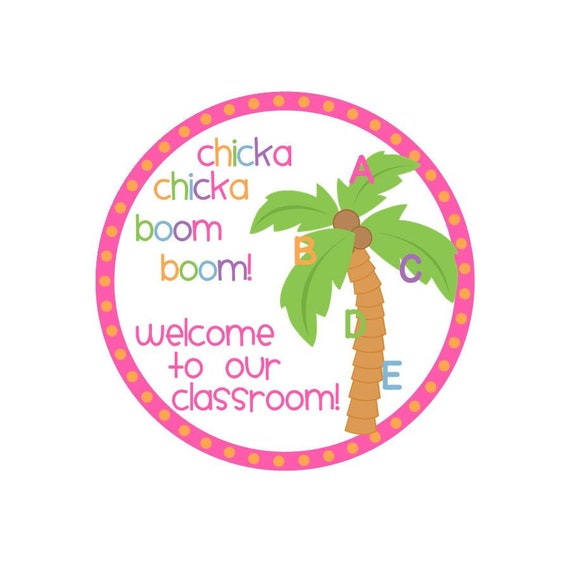 Quick Obtain Chicka Chicka Growth Growth Clroom Welcome Tags graphic relating to Chicka Chicka Boom Boom Tree Printable titled Instantaneous Down load Chicka Chicka Growth Increase Clroom Welcome Tags