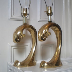 Brass Table Lamp the style of Pierre Cardin /Modern/Deco image 1