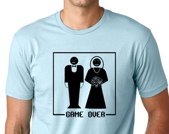 Game over Funny T-shirt Wedding Humor Tee shirt marriage