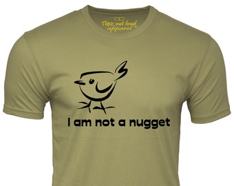 I am not a nugget funny vegetarian T shirt Vegan Humor Gift shirt