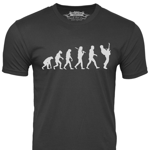 Guitar Player Evolution T shirt Musician t shirts guitarist shirts Gifts for men Guitar tees Music shirts Bass guitar shirt Electric guitar