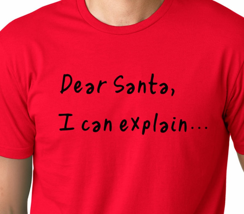 santa i can explain shirt