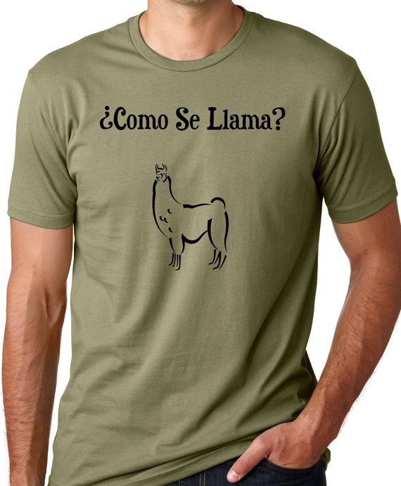 Como Se Llama T-Shirt Funny Spanish Language Tee Como Se Llama T-Shirt Funny Spanish Language Tee