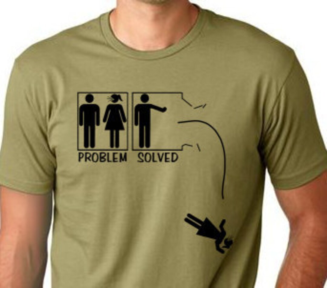 Problem Solved Funny Divorce T Shirt Break Up Humor Ex Etsy