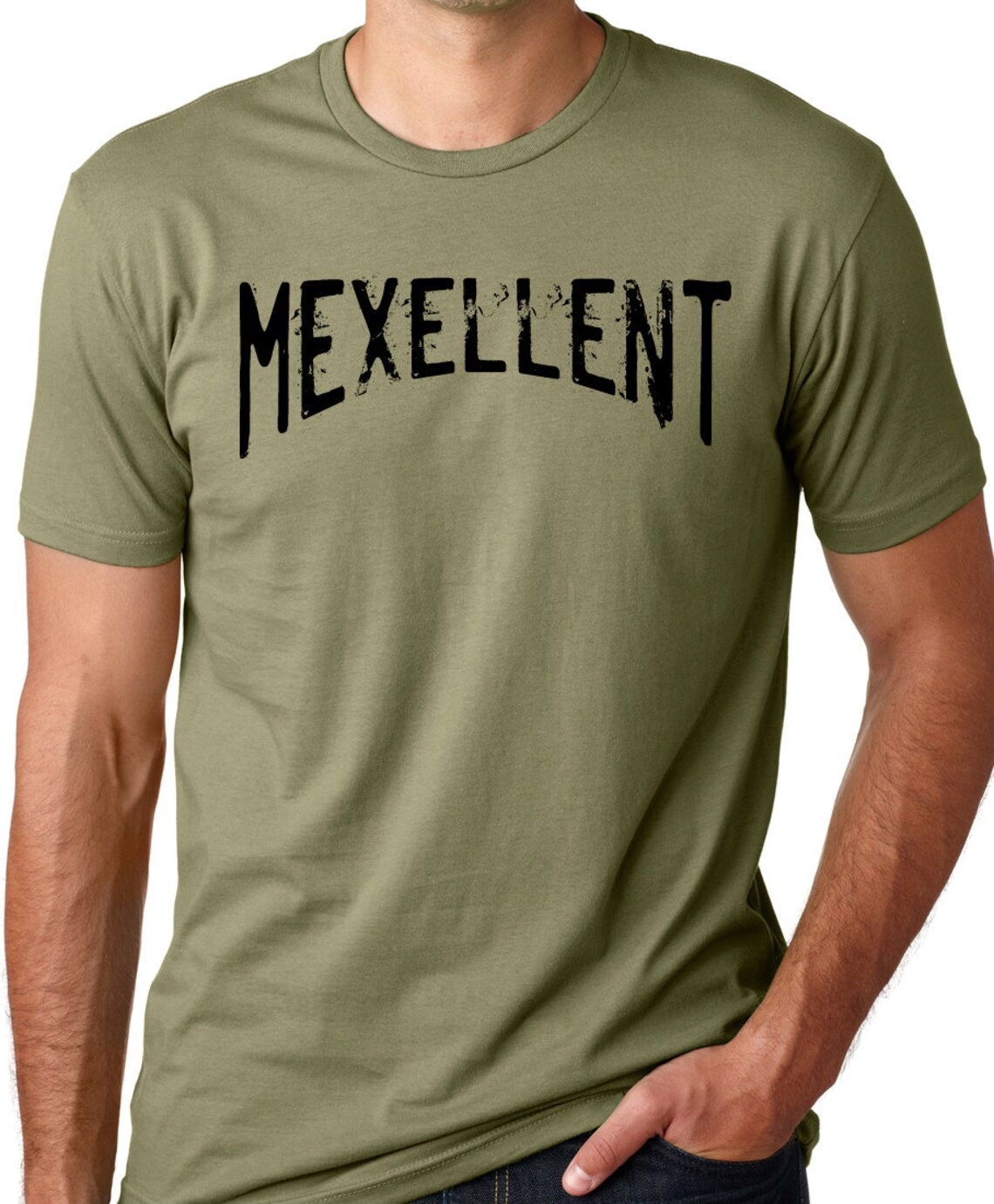 Mexellent Funny T-Shirt - Mexican Humor Graphic Tee, 100% Combed Cotton