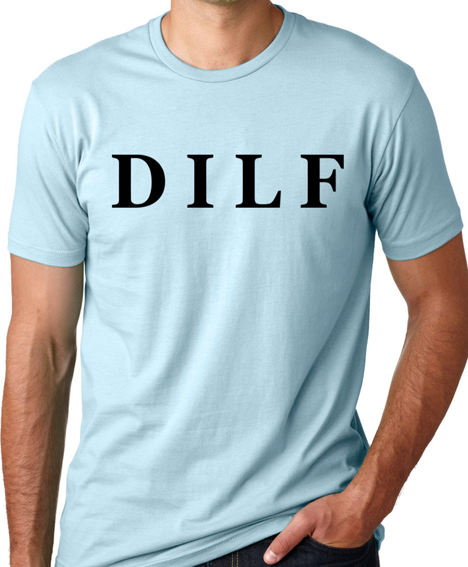 DILF Funny Tshirt Humor Gift Tee Gifts for Dads Funny Dad Etsy