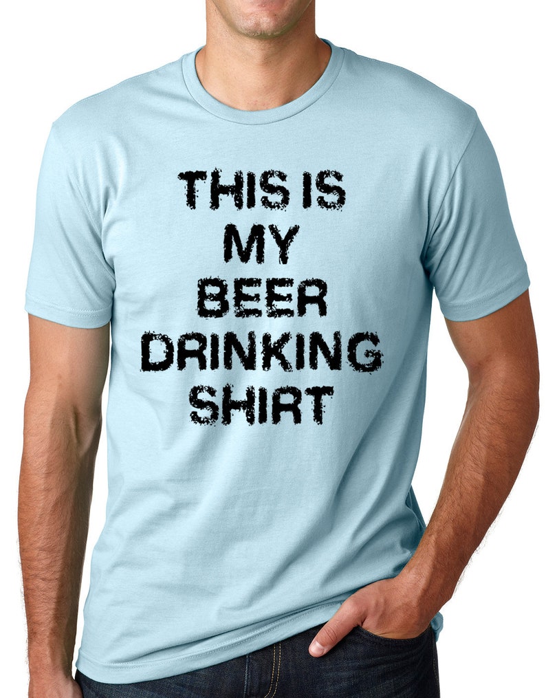 This is My Beer Drinking Shirt Funny T Shirt Bar Shirt Gift Etsy
