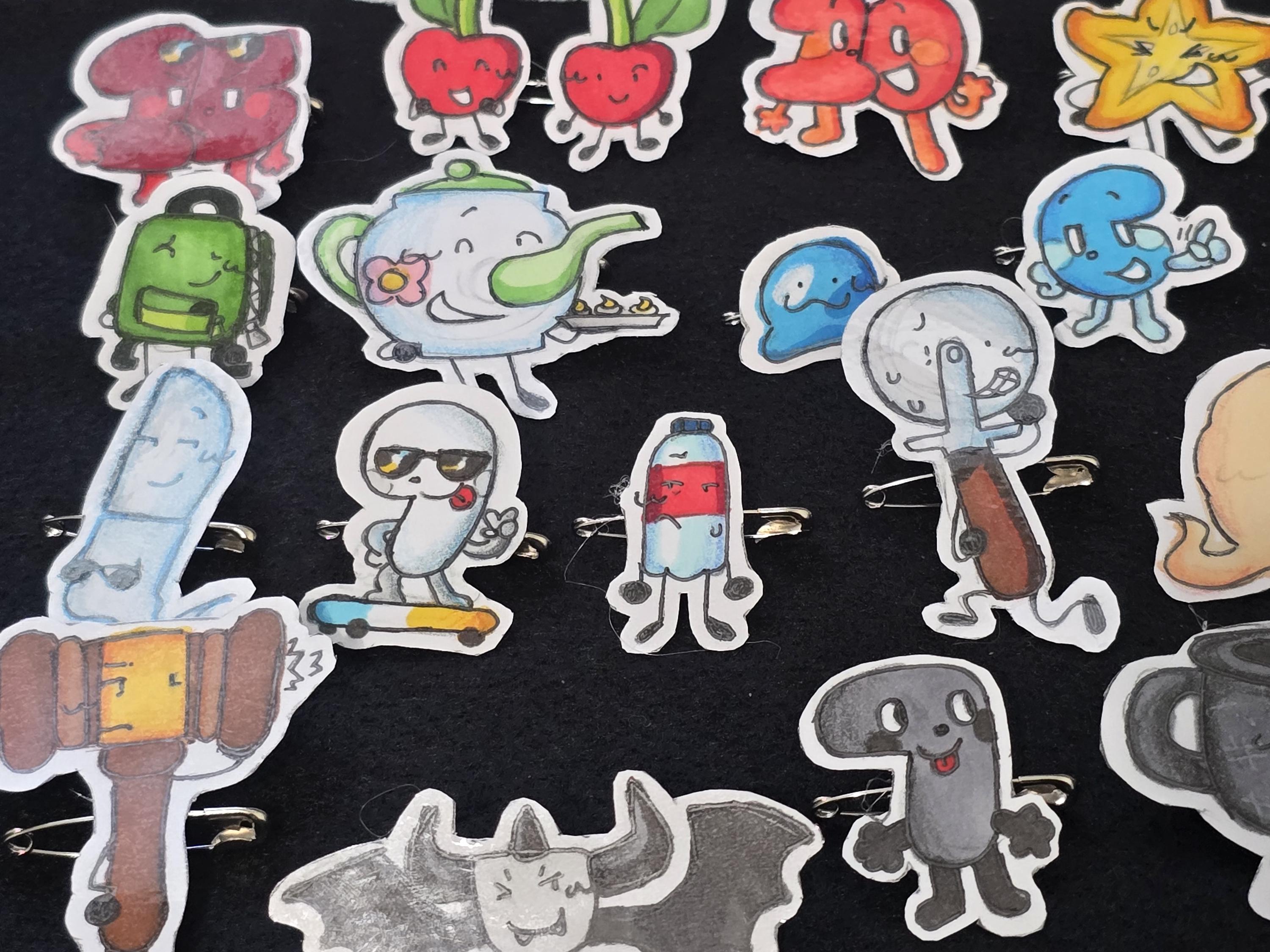 Object Show Pins Custom Handmade - Etsy