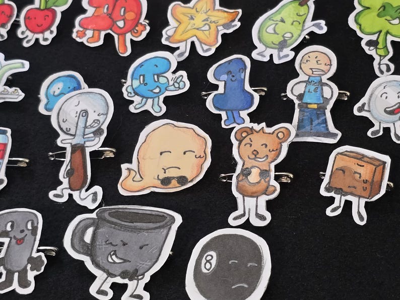 Object Show Pins Custom Handmade - Etsy