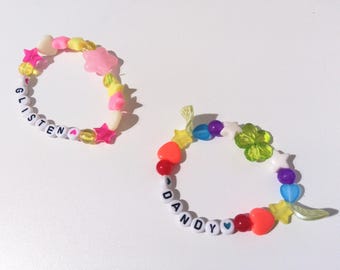 Custom Dandys world kandi bracelets