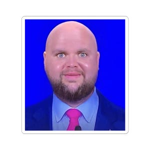 JD Vance Meme Sticker, Laptop Sticker, Bumper Sticker, Car Decal, Water Bottle Sticker, Trendy