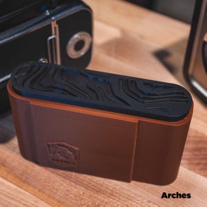 Travel Film Canister with dark slide holder for 4 rolls of 120mm film image 8