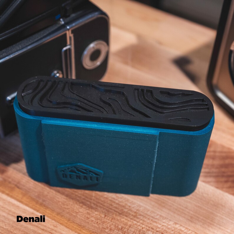 Travel Film Canister with dark slide holder for 4 rolls of 120mm film image 2