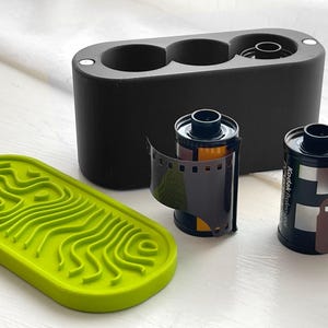 Travel Film Canister for 3 rolls of 35mm film