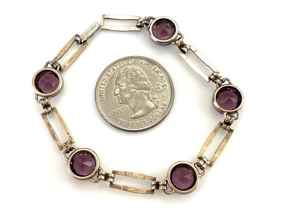 30s Gold Filled Bracelet for Women, Simmons Art D… - image 3