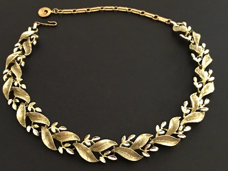 Lisner Necklace 60s Vintage Jewelry Lisner Jewelry Textured Etsy