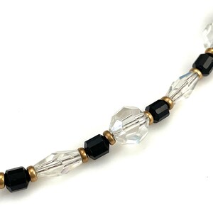 Collier Ancien En Perles De Jais - Années 20-40 - Style Vintage - Fermoir Fonctionnel