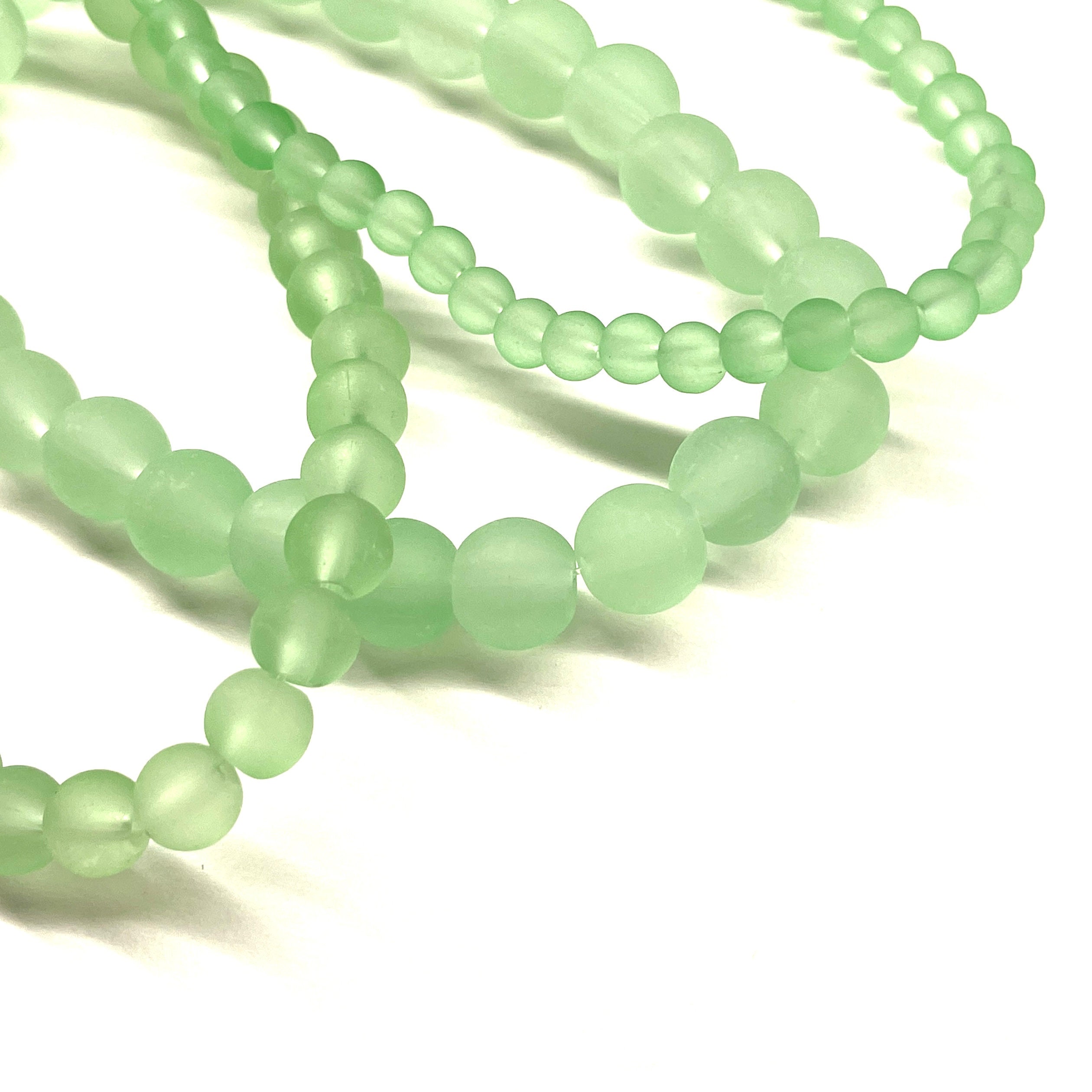 Jade Green Pearl Czech Round Glass Imitation Pearls In 8mm 10mm 12mm Traditional Crystal Nacre Pearls - Foto 9