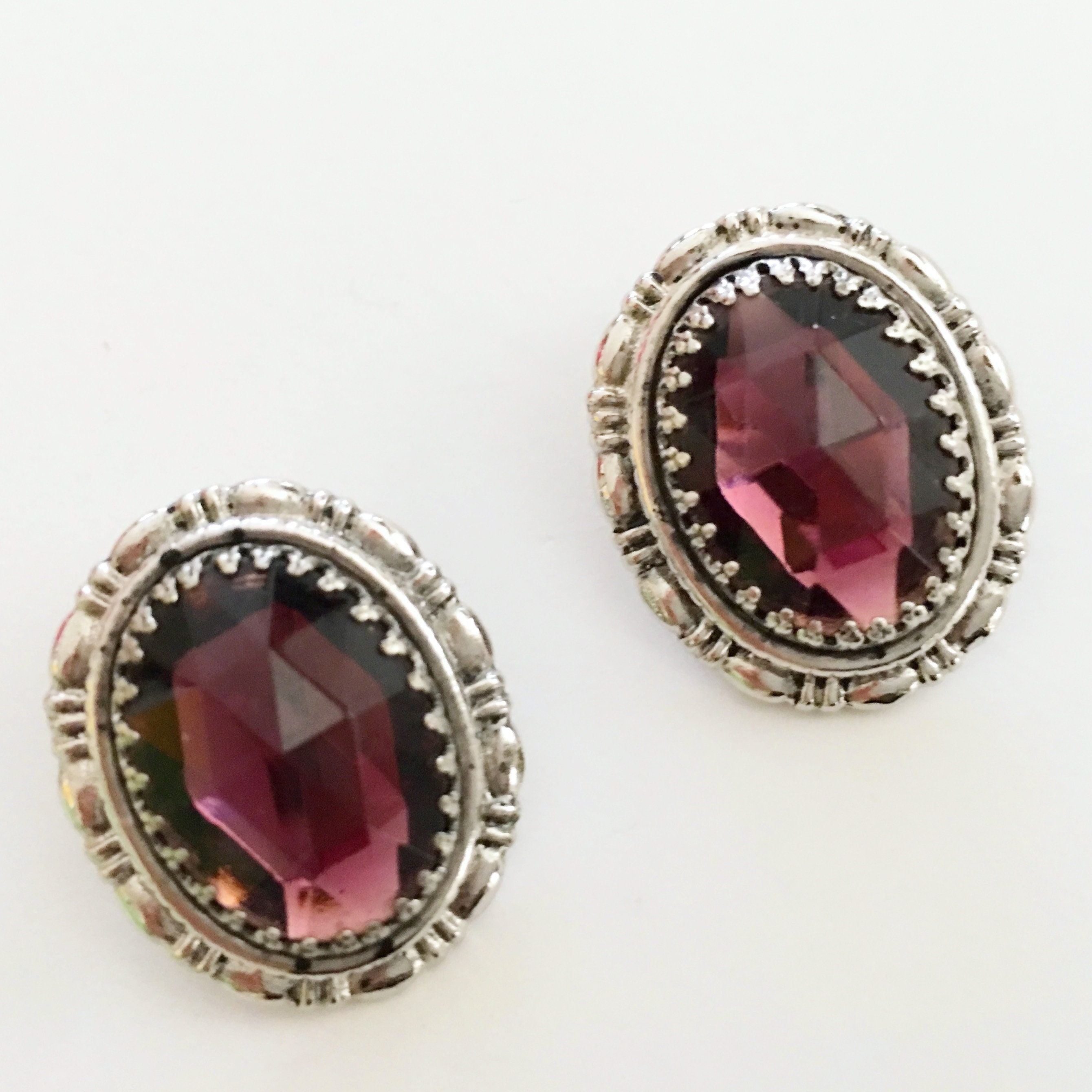 Whiting & Davis Earrings Vintage Jewelry Rhinestone | Etsy