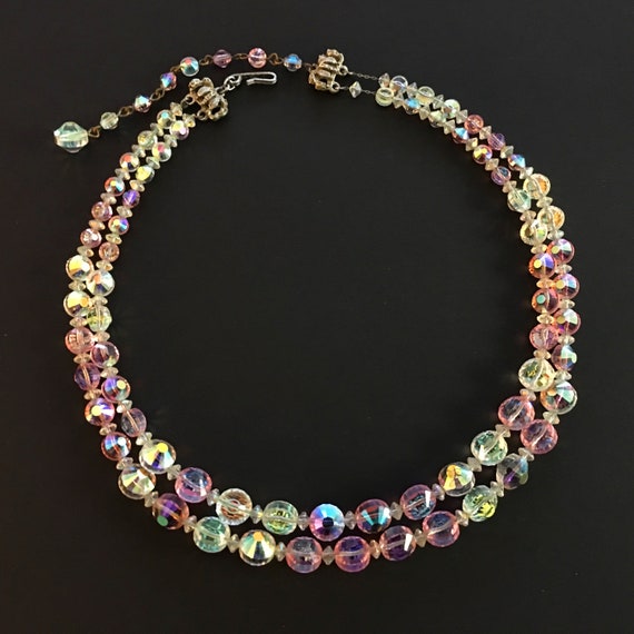 60s Hobé Crystal Necklace for Women, Vintage Cost… - image 1