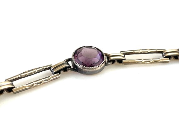 30s Gold Filled Bracelet for Women, Simmons Art D… - image 2