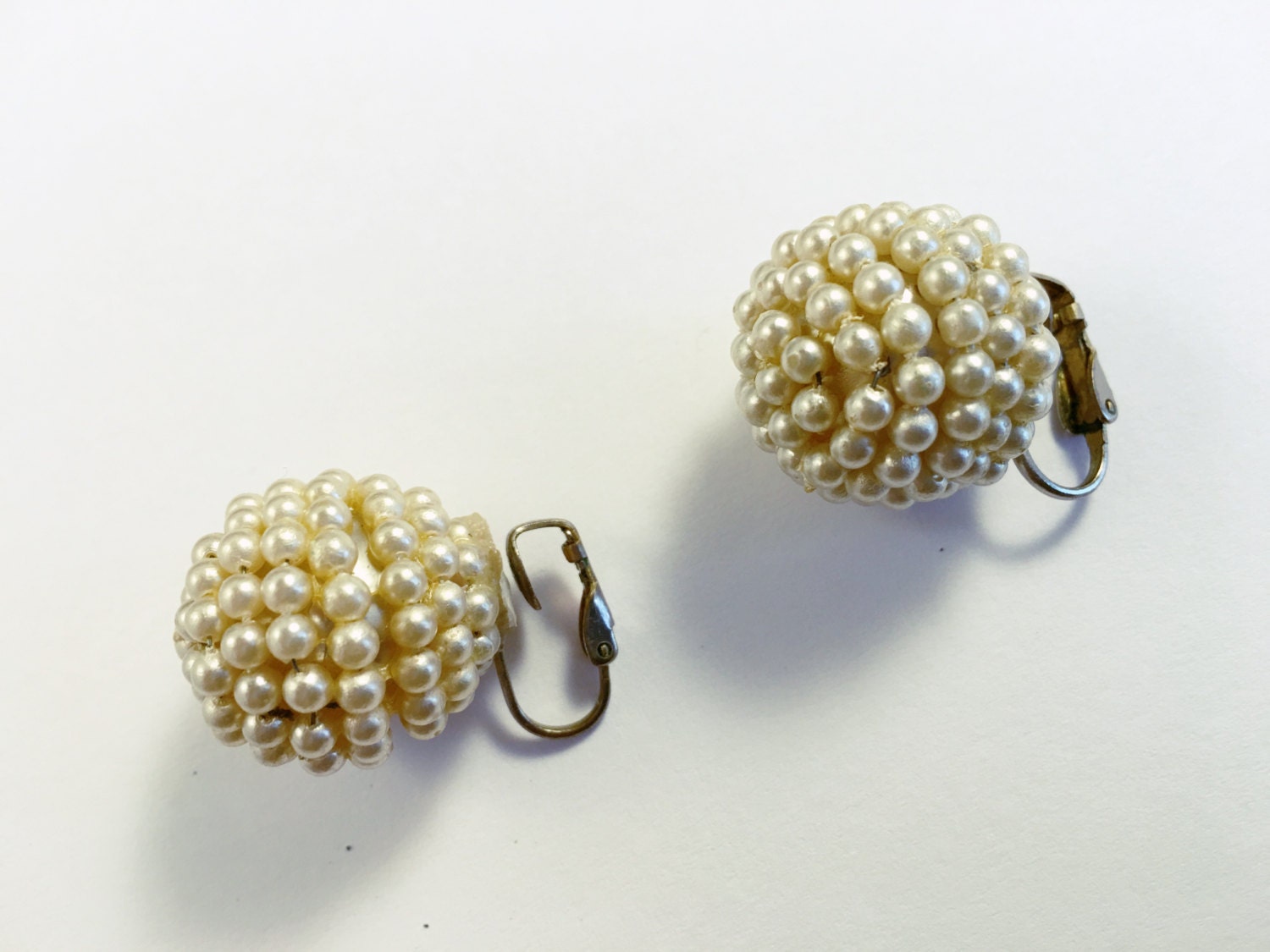 Hattie Carnegie Earrings, 40s Vintage Jewelry, Carnegie Jewelry