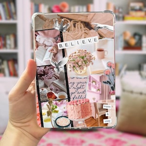 Pink Coquette Kindle Insert | Kindle Decoration | Clear Case Insert for Kindle Paperwhite | Kindle Case Insert | Girly Kindle Inserts