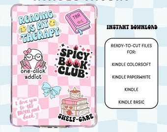 Kindle Insert | Kindle Clear Case | Kindle Accessory | Kindle Paperwhite | Kindle Stickers | Kindle Case Insert