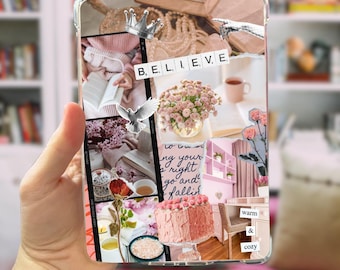Pink Coquette Kindle Insert | Kindle Clear Case | Pink Kindle Decor | Kindle Paperwhite | Girly Kindle Case Insert | Printable Kindle Insert