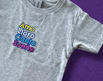 Amo Lloro Canto Sueño Toddler Tee - Venezuela, Colorful Kids T-Shirt