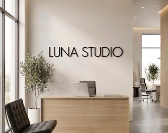 Custom 3D Wall Letters | Logo Lettering | Modern Office & Store Decor | Self- adhesive Letters