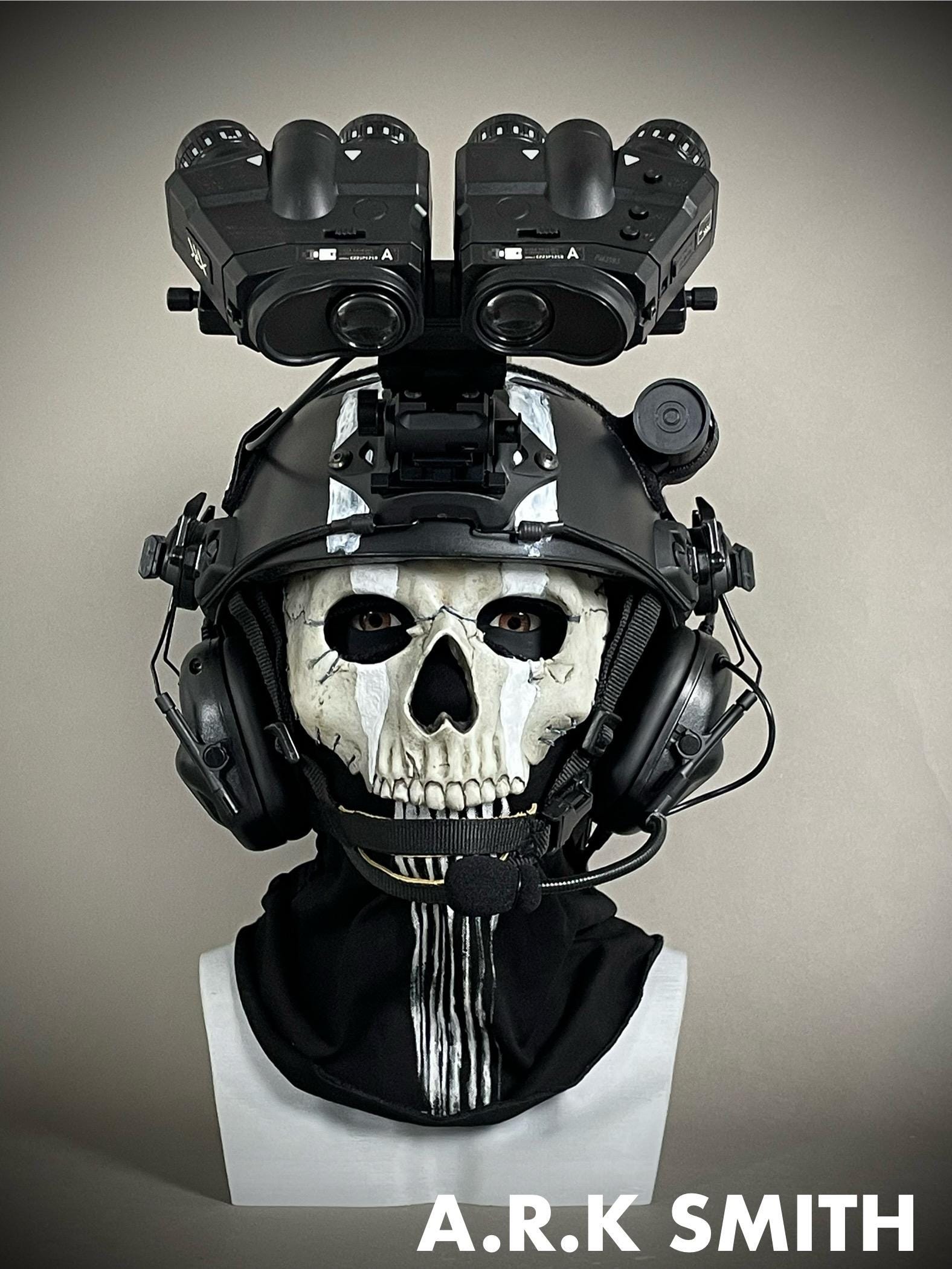 Tactical Skull Messenger Full Face Mask Airsoft Helmet Collection CS Prop Gift