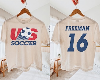 Camiseta Comfort Colors Retro USA Soccer Boxy, Camiseta USA Soccer 2026 Vintage, Camiseta de regalo para fanáticos de la USMNT, Camiseta gráfica de fútbol de Estados Unidos, Camiseta para el día del partido